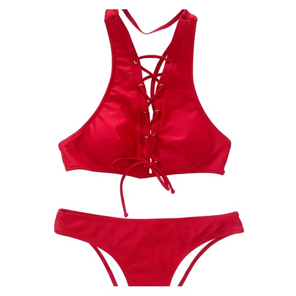 Tie front bikini set - Picture 2 of 7